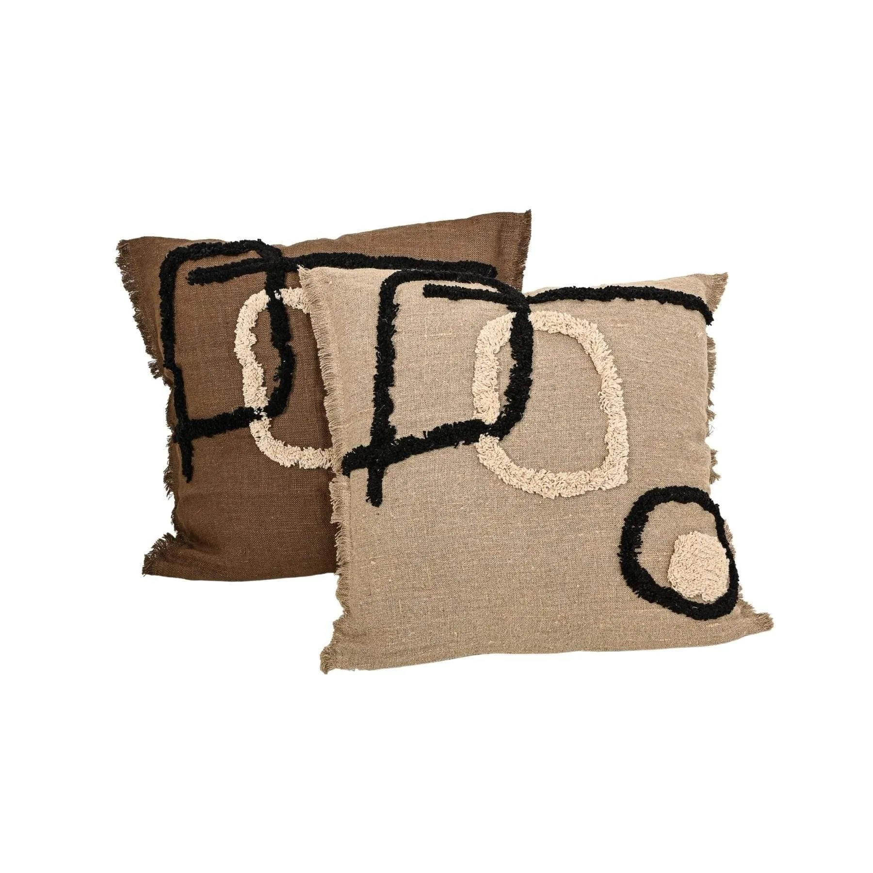 Linen/Cotton Cushion Cover | Brownie 45x45cm Zoco Home