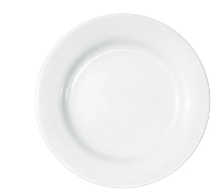 Loza Anfora Blanco Plato de 23  cm Polar