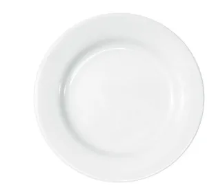 Loza Anfora Blanco Plato de 23  cm Polar