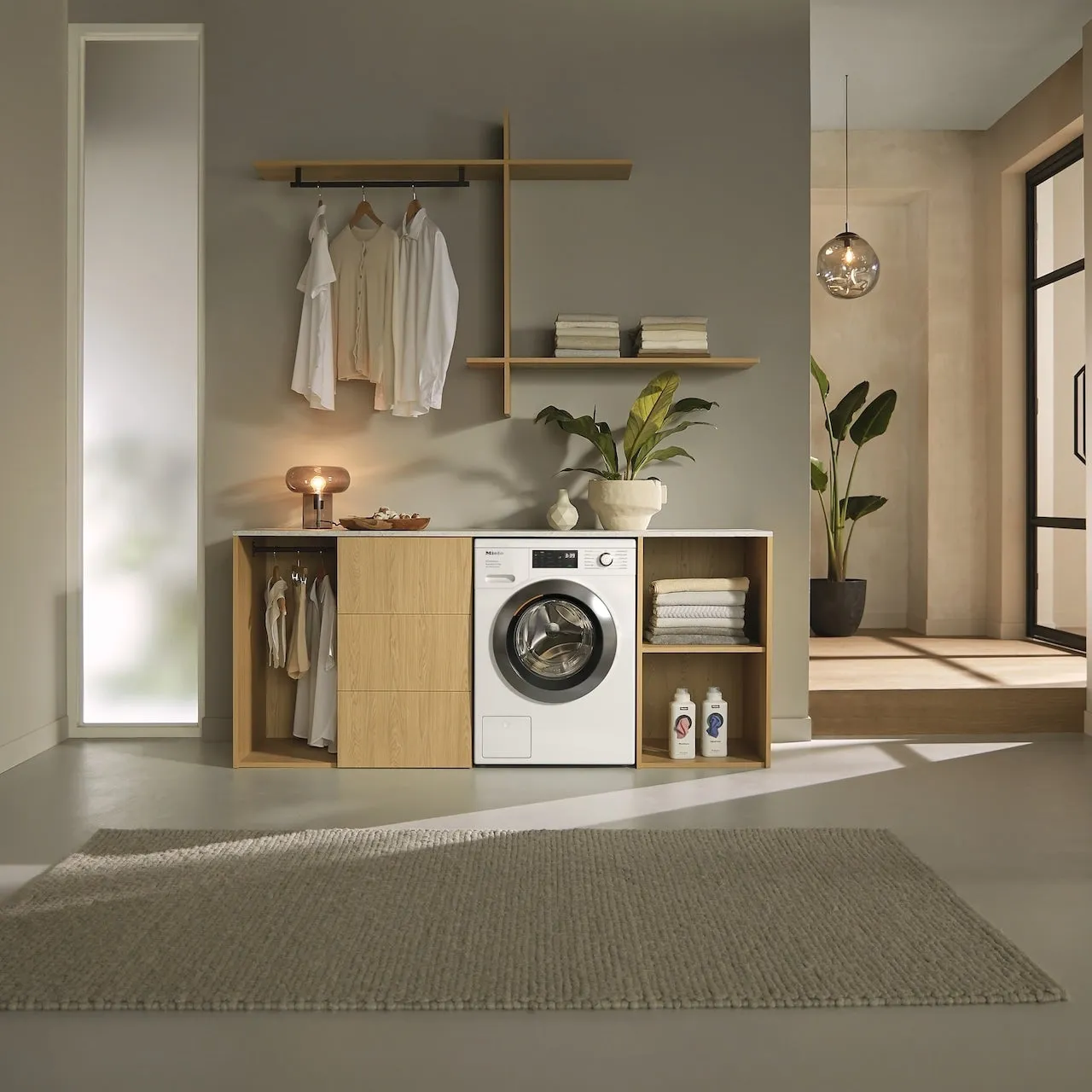 Miele 8kg Washing Machine - Lotus White - Steam Care | WEB685