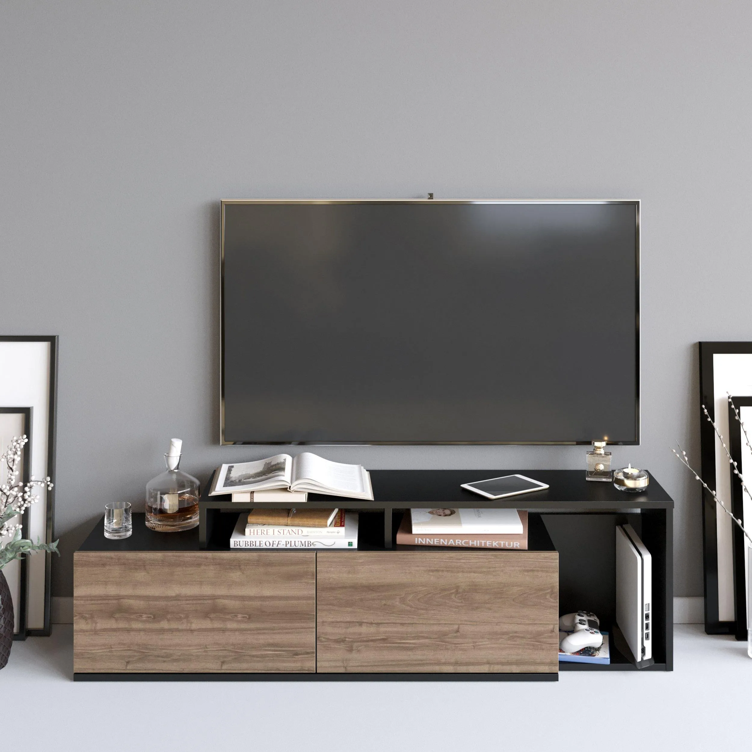 Nexera TV Stand and Media Console for TVs up to 55" Decorotika