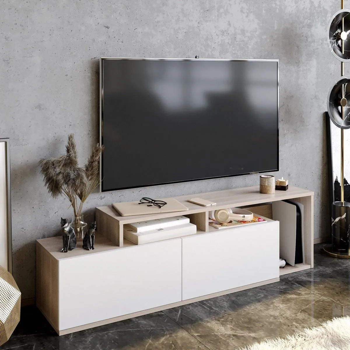 Nexera TV Stand and Media Console for TVs up to 55" Decorotika
