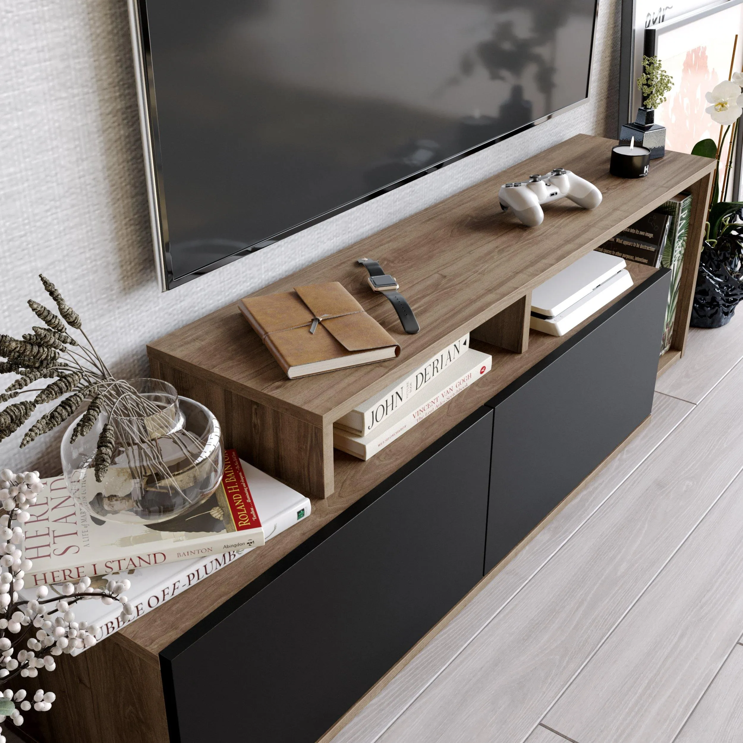 Nexera TV Stand and Media Console for TVs up to 55" Decorotika