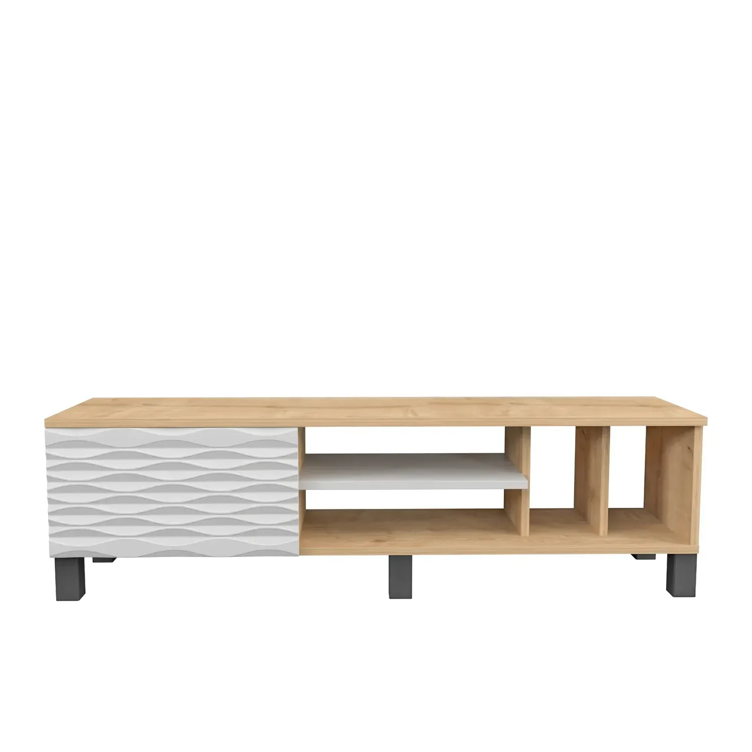 Olyo 55 inch Wide TV Stand Media Console for TVs up to 60 inch Decorotika