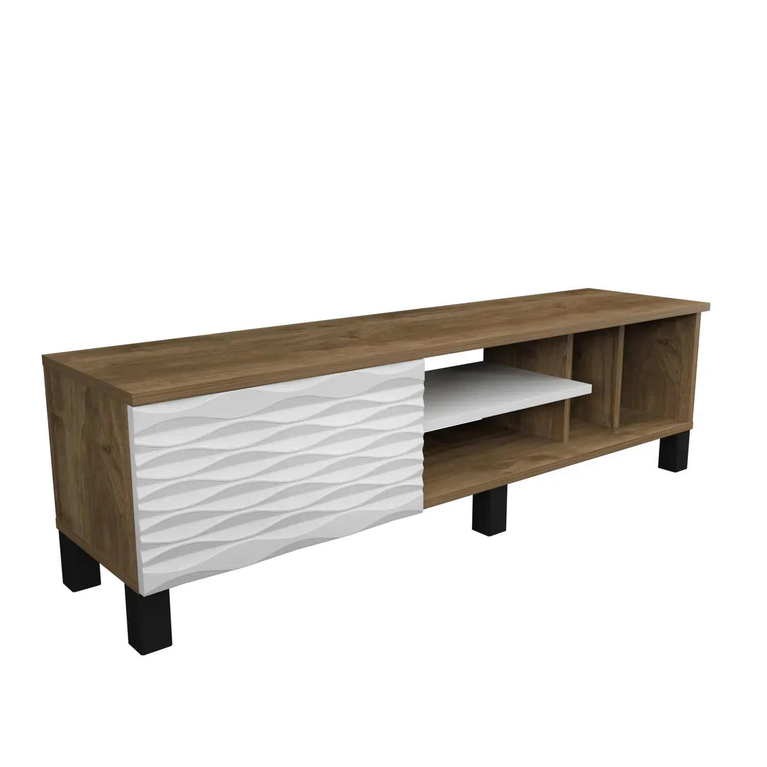 Olyo 55 inch Wide TV Stand Media Console for TVs up to 60 inch Decorotika