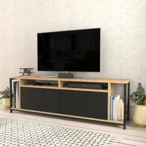 Omar 63" Wide TV Stand & Media Console for TVs up to 72" Decorotika