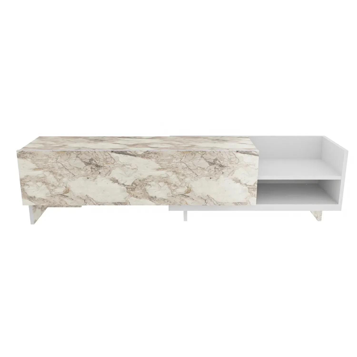 Parion 65" Wide TV Stand and Media Console for TVs up to 65" Decorotika