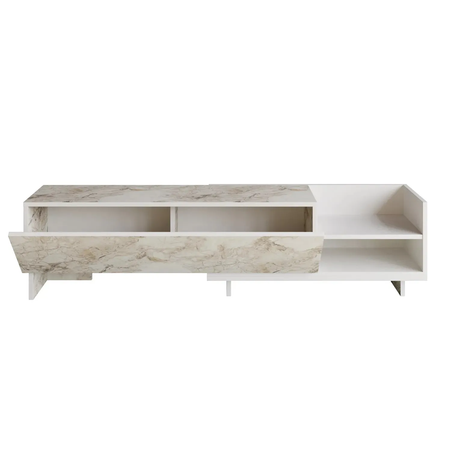 Parion 65" Wide TV Stand and Media Console for TVs up to 65" Decorotika