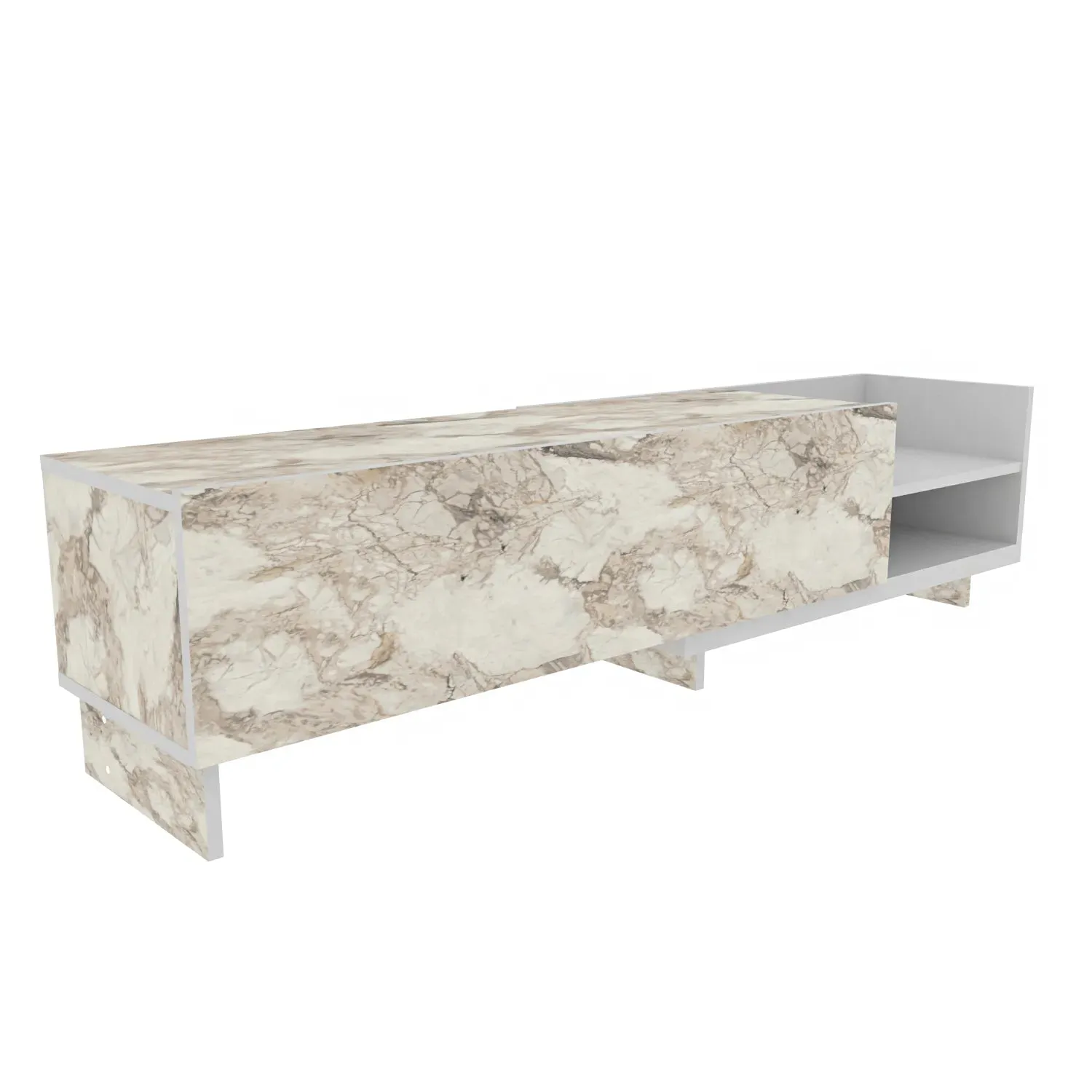 Parion 65" Wide TV Stand and Media Console for TVs up to 65" Decorotika