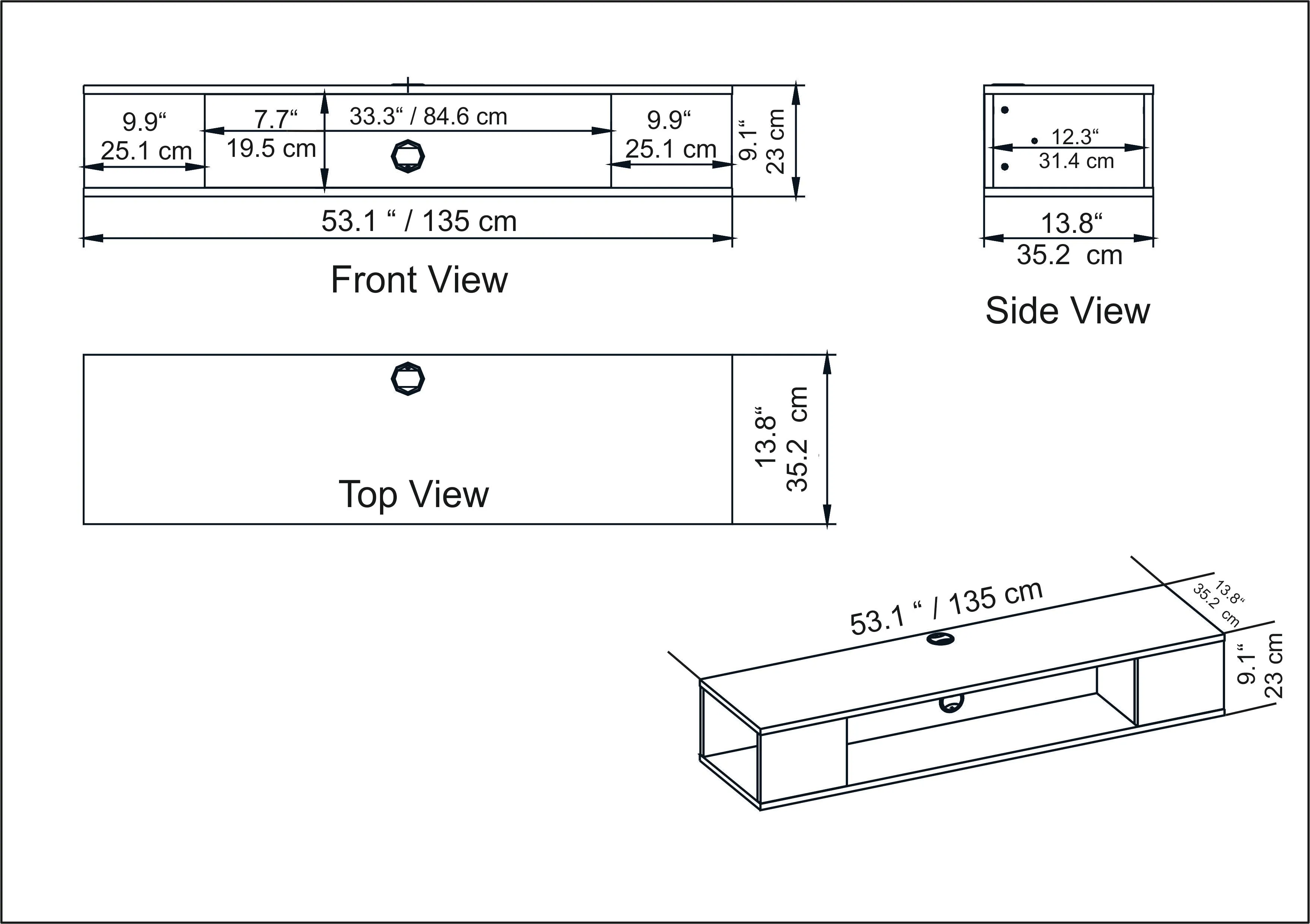 Peti Floating Tv Stand Decorotika
