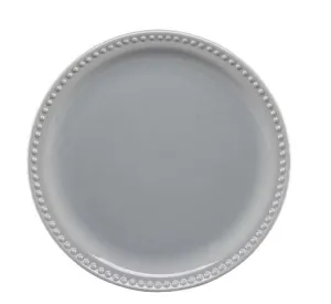 Plato Pastel 19 cm Emboss Mauve Gris  Cns Caja 24 piezas
