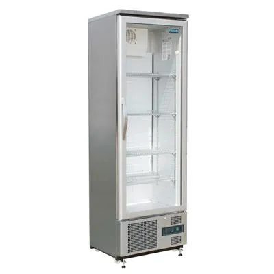 Polar 307L Single Hinged Door Upright Back Bar Cooler