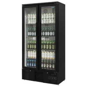 Polar 490L Upright Back Bar Cooler Double Hinged Door - GJ449-A