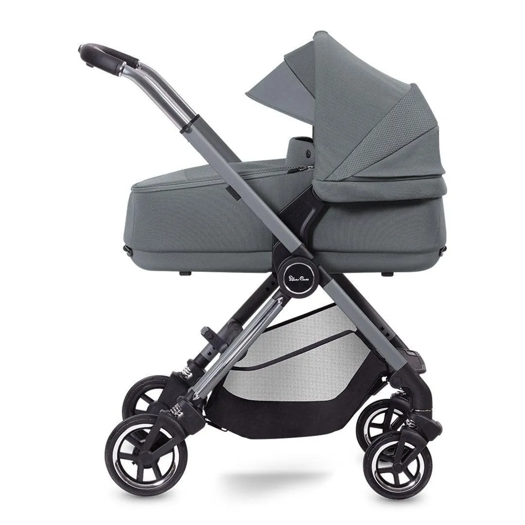 [Preloved] Silver Cross Dune Compact Folding Carrycot - Glacier