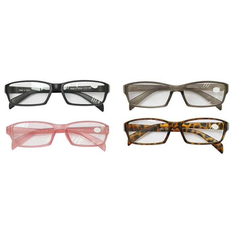 Reading Glasses Matt Frame   2.50, 4 Asstd Colours