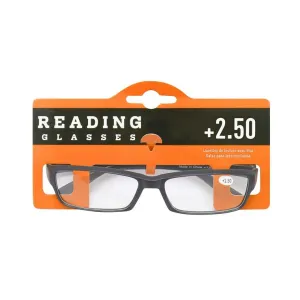 Reading Glasses Matt Frame   2.50, 4 Asstd Colours
