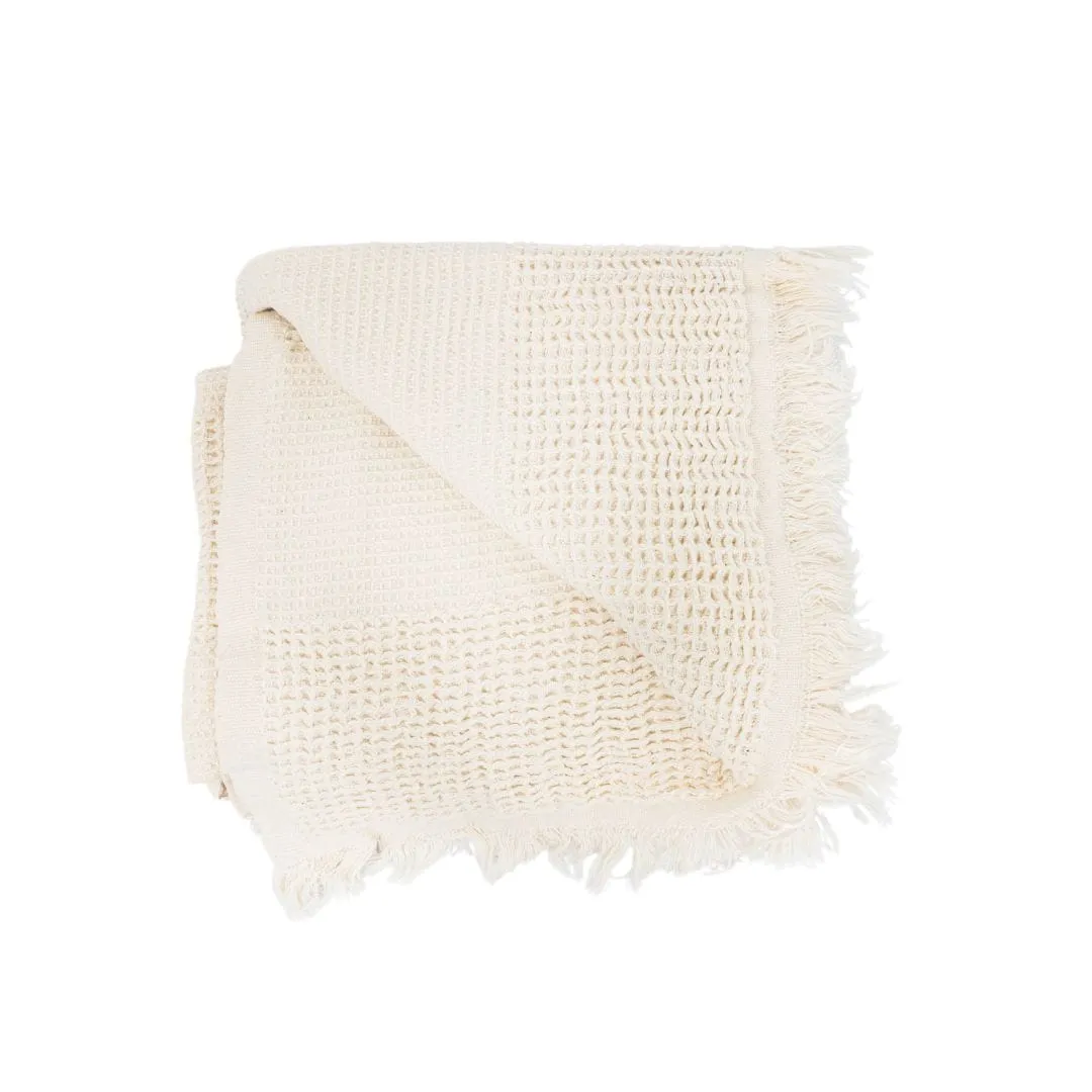 Recycled Cotton Towel | Beige | 90x170cm Zoco Home