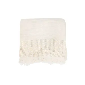 Recycled Cotton Towel | Beige | 90x170cm Zoco Home