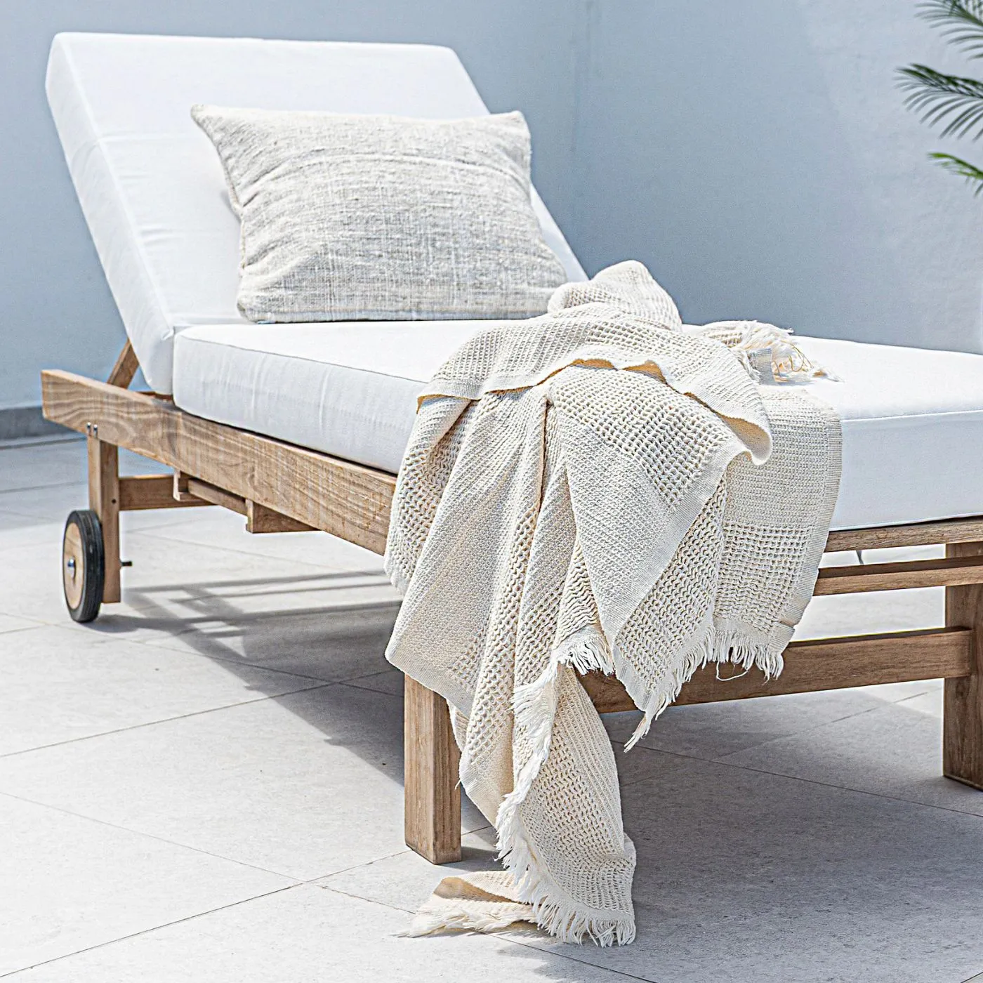 Recycled Cotton Towel | Beige | 90x170cm Zoco Home