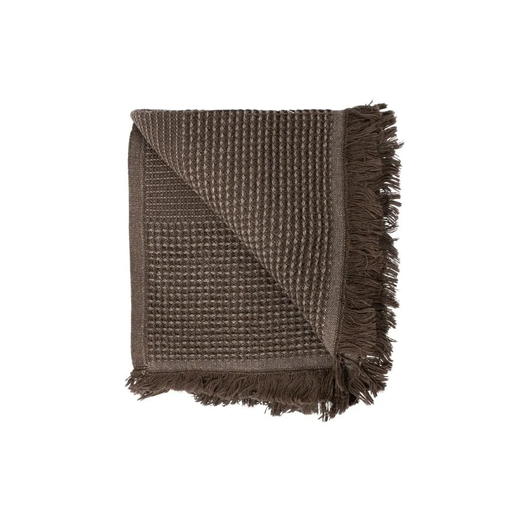 Recycled Cotton Towel | Brown | 80x180cm Zoco Home
