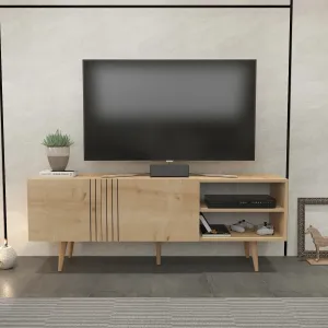 Ronas 63 inch Wide TV Stand Media Console for TVs up to 72 inch Decorotika