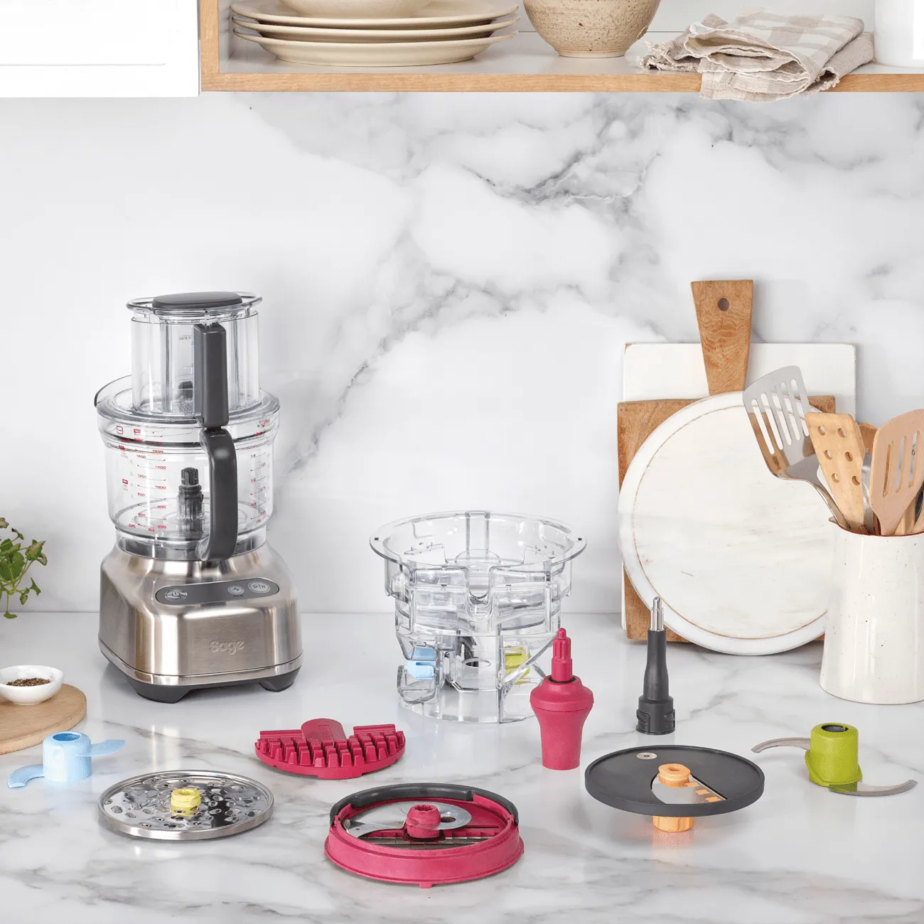 Sage The Paradice 9 Food Processor | Brushed Stainless Steel | SFP638BSS2GUK1