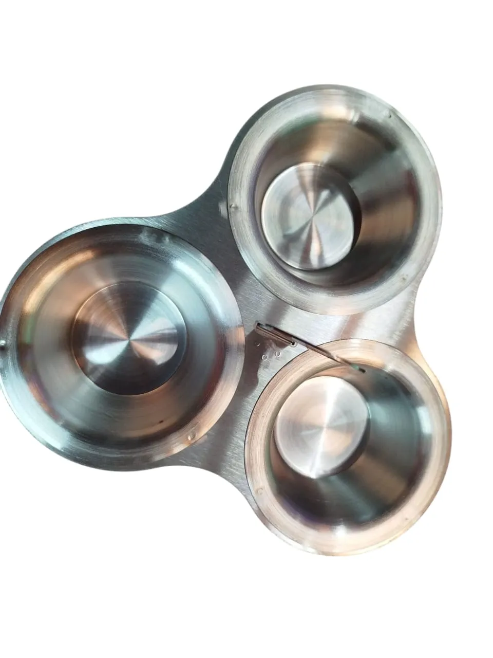 Salsera Triple Acero inox MOV