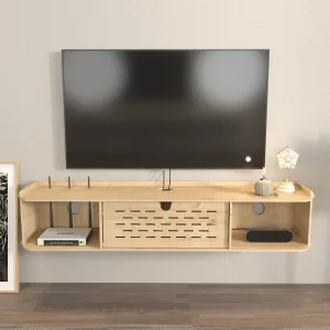 Sima 46" Wide Floating TV Stand and Media Console Decorotika