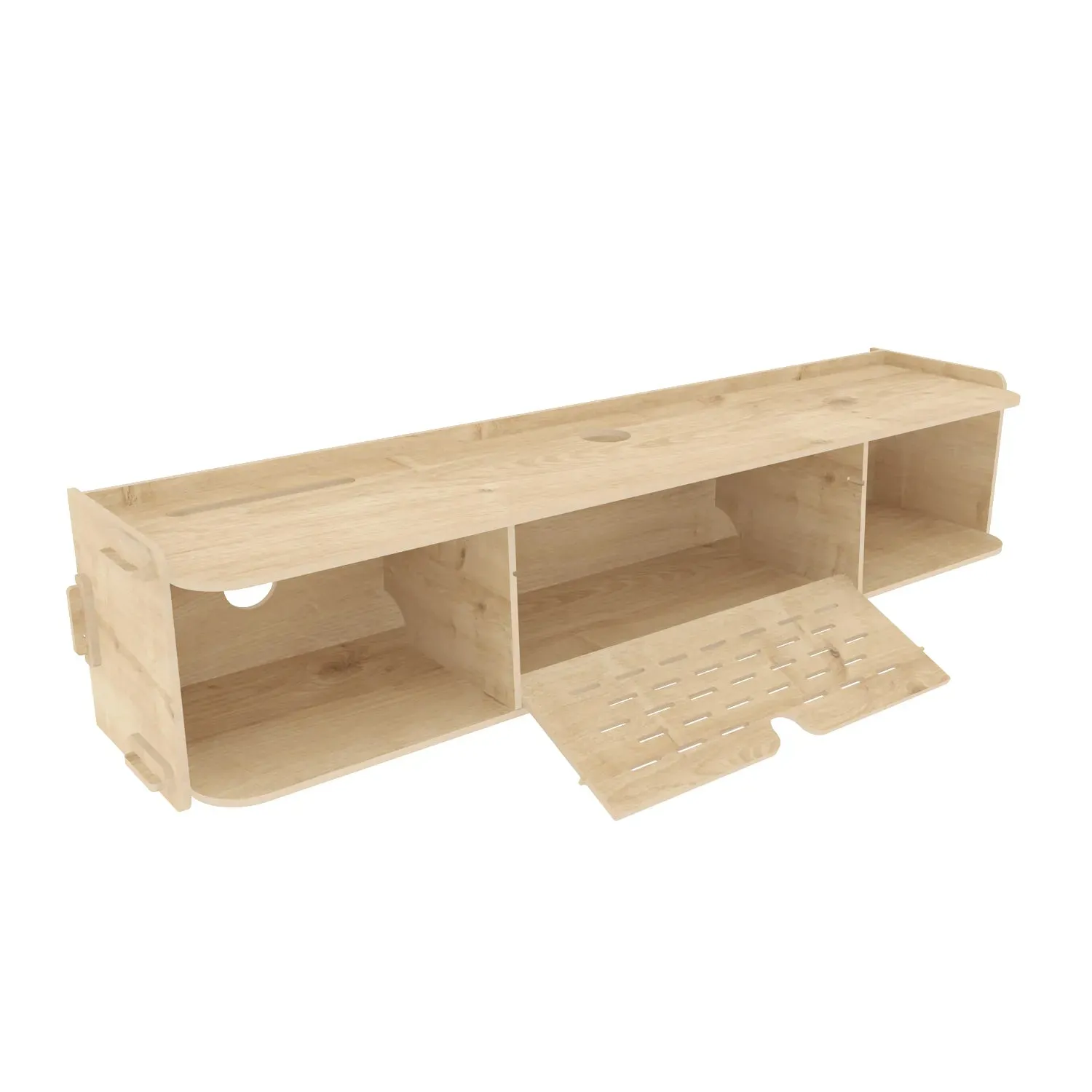 Sima 46" Wide Floating TV Stand and Media Console Decorotika