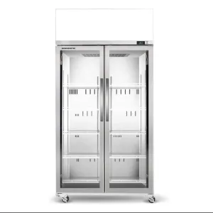 Skope Top Mount Double Glass Door Display Fridge - TCE1000N