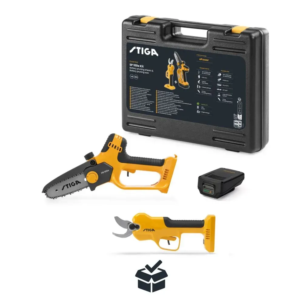 STIGA SP 100e Cordless Pruning Shear & Saw Kit
