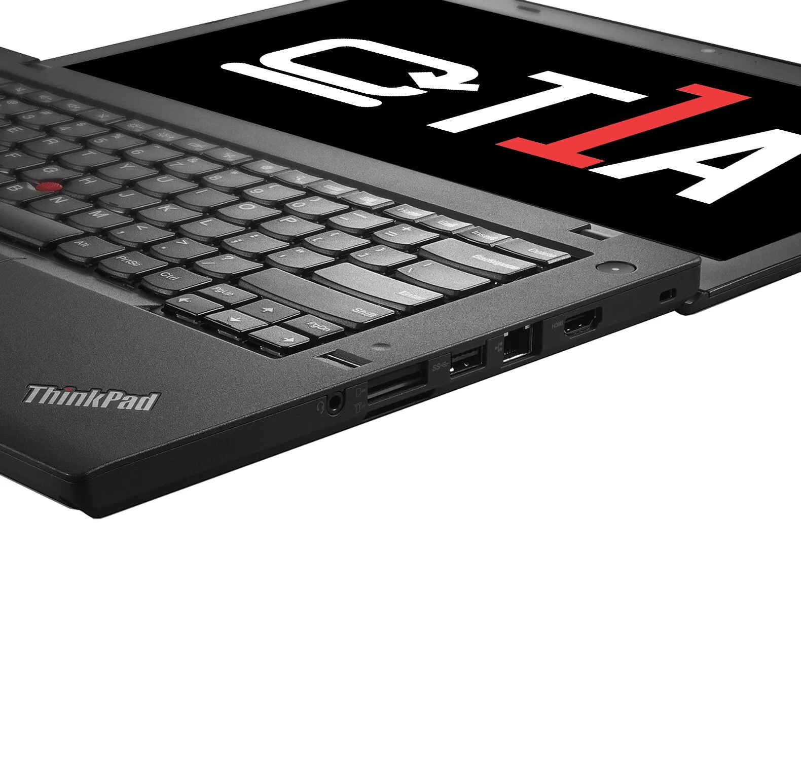 T1A Lenovo ThinkPad T460 14" Refurbished Laptop - Intel Core i5-6300U, 16GB RAM, 240GB SSD, Full HD, Windows 10 Pro, Black