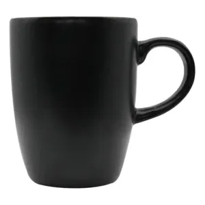 Tarro Curvo de 310 ML Semi Matte Negro Manhattan  CNS