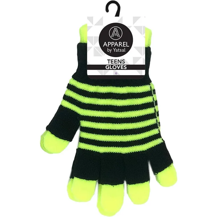 Teen Neon Magic Glove, 4 Asstd Colours