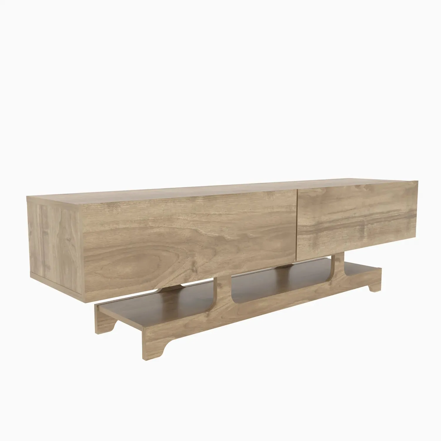 Tera 63" Wide TV Stand and Media Console for TVs up to 72" Decorotika