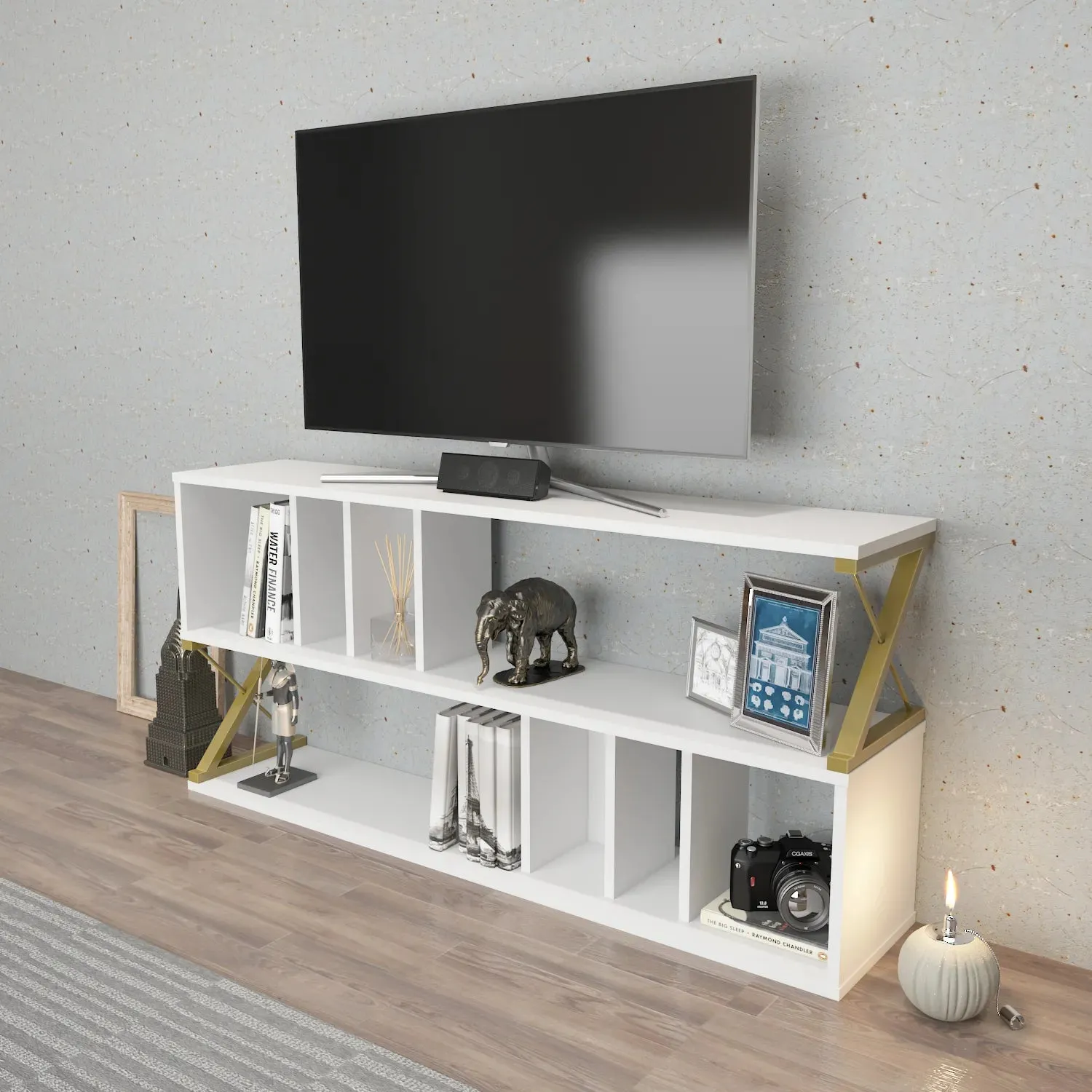 Termas 55" Wide TV Stand | Media Console Decorotika