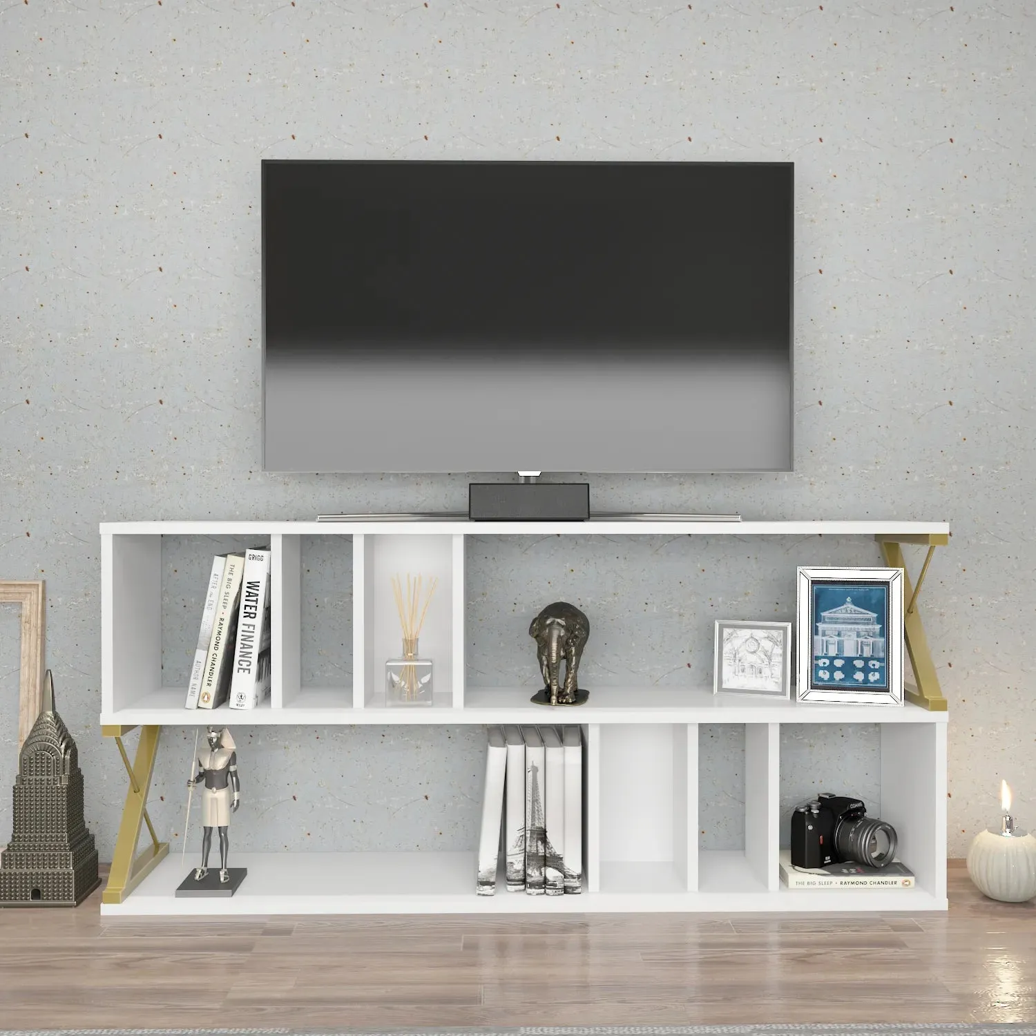 Termas 55" Wide TV Stand | Media Console Decorotika