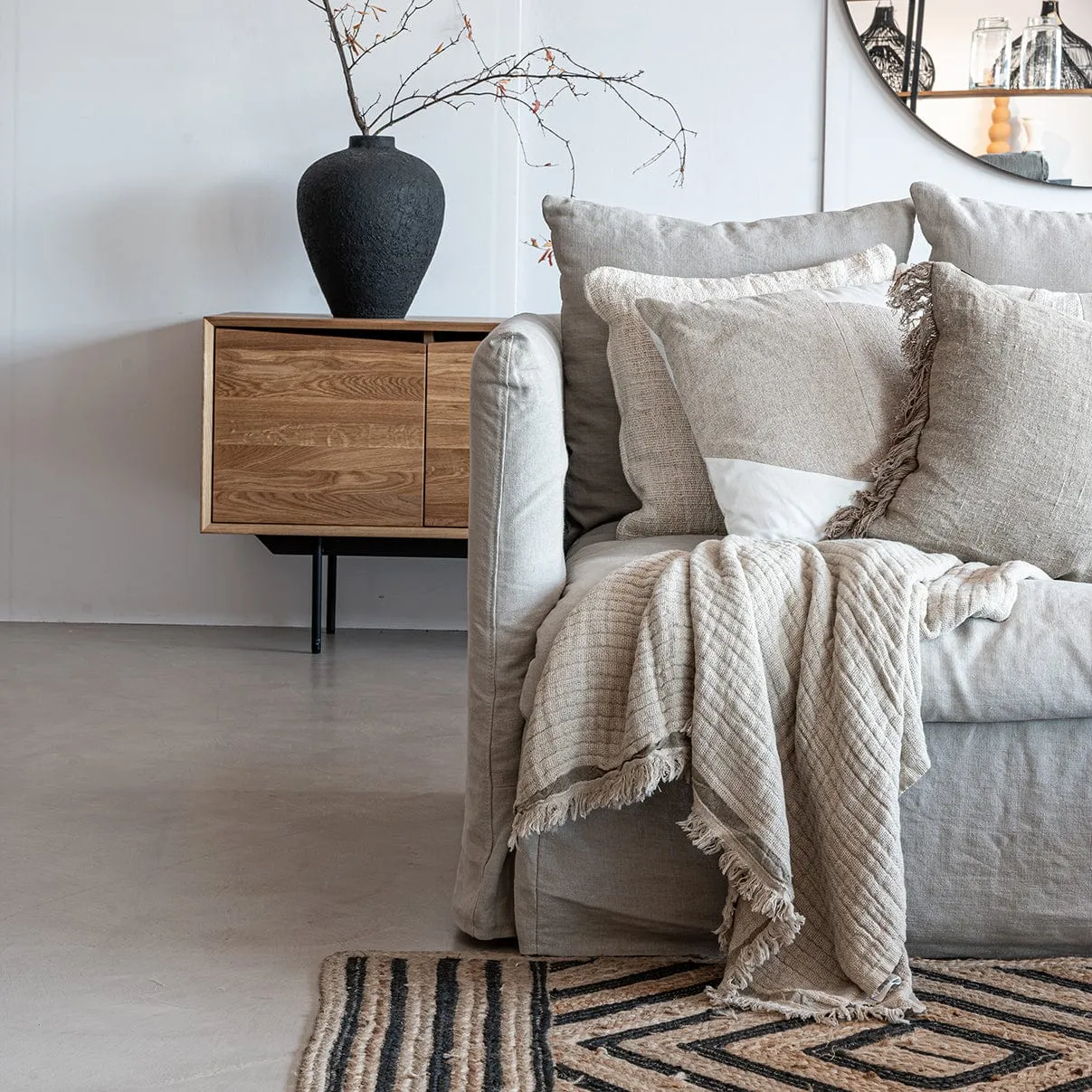Throw | Natural / Sand | 135x200cm Zoco Home