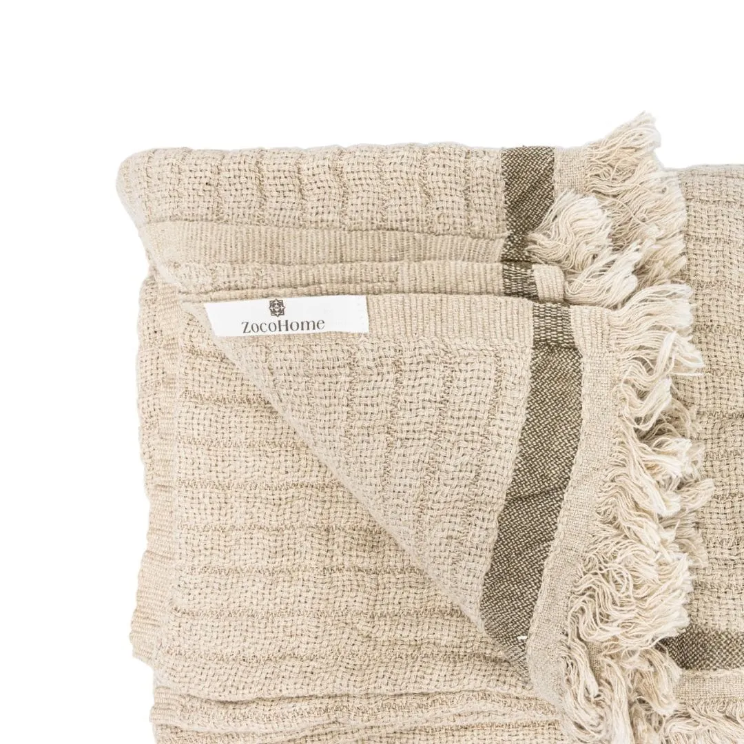 Throw | Natural / Sand | 135x200cm Zoco Home