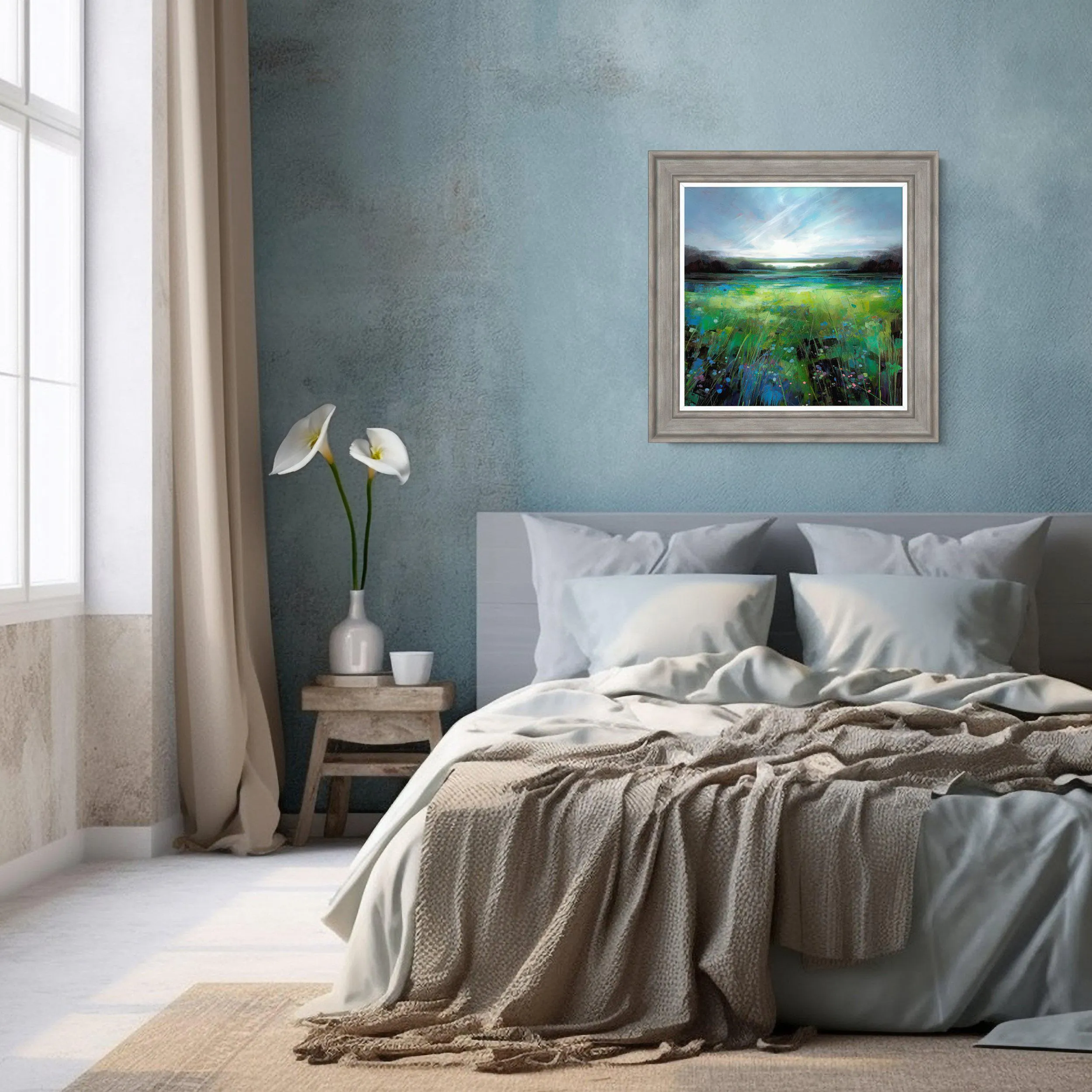 'Time Stands Still' Wall Art | 65x65cm