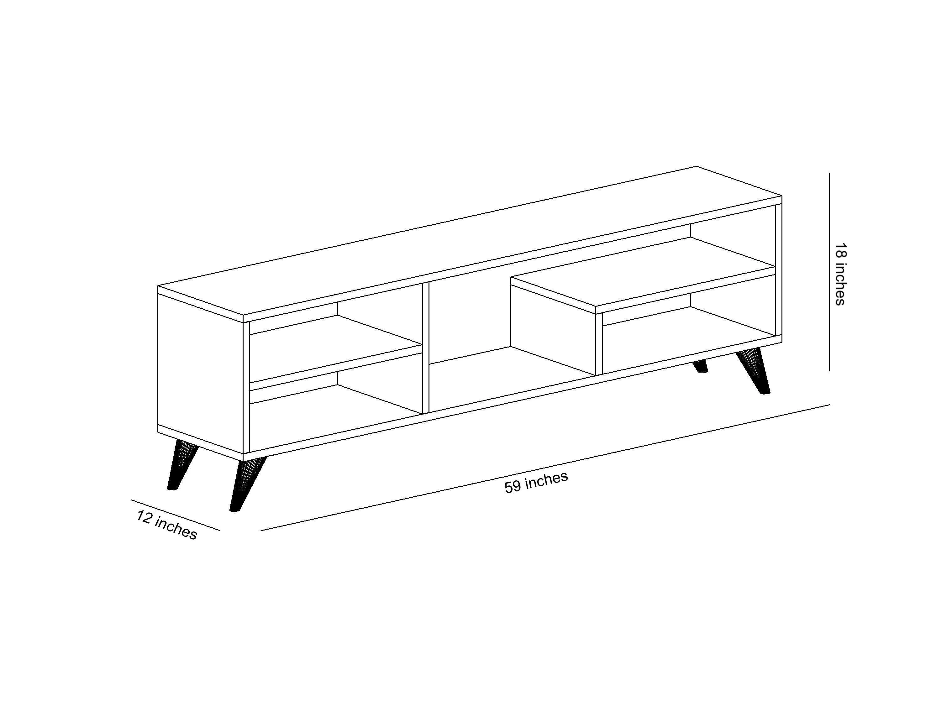 Vamos 59'' TV Stand & Media Console Decorotika
