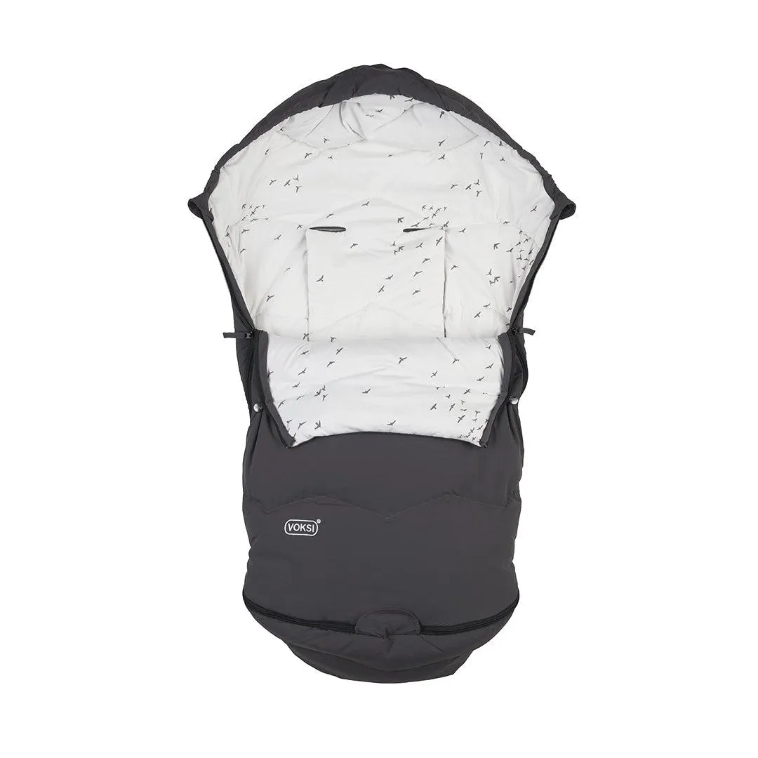 Voksi Explorer Footmuff - Grey - Flying