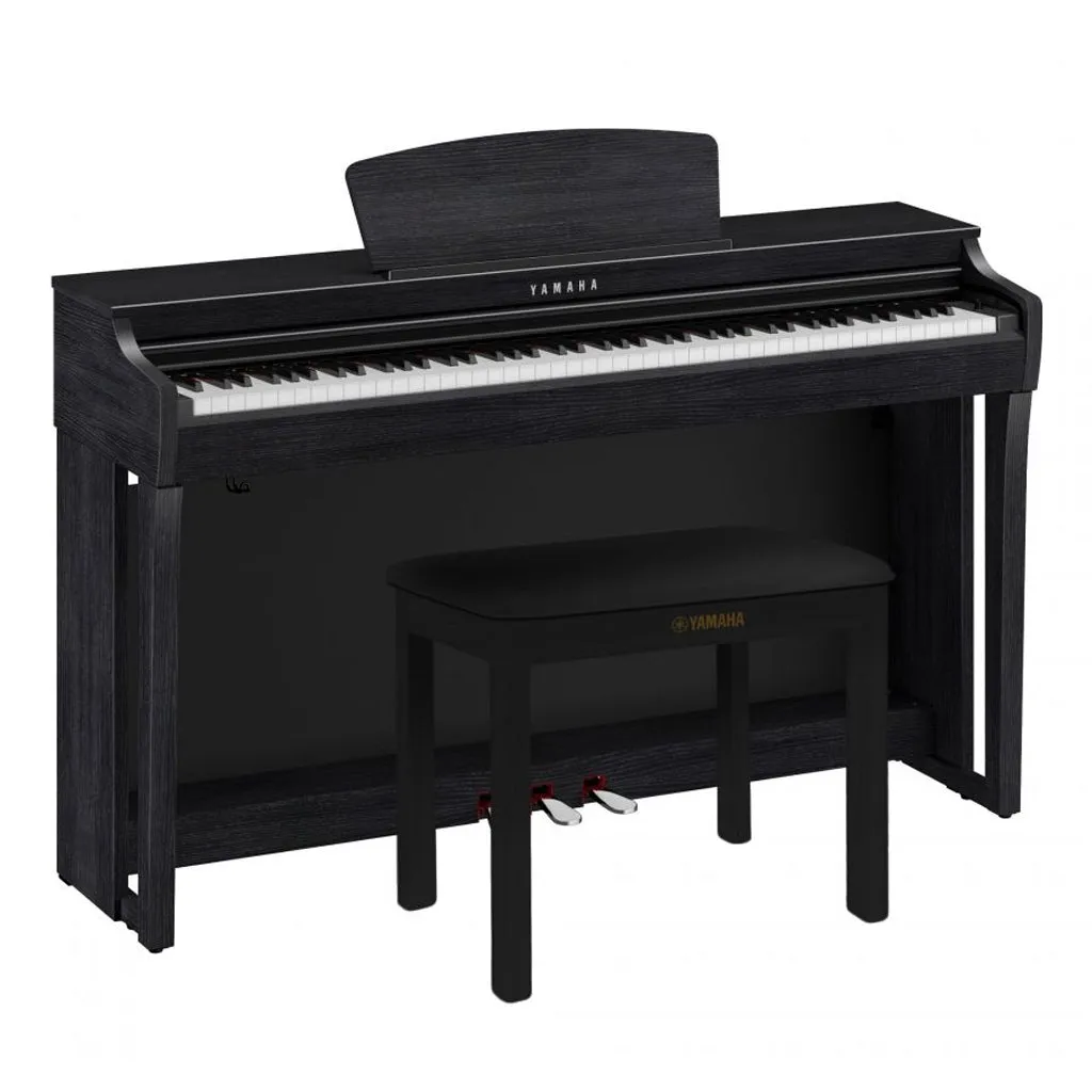 Yamaha Clavinova CLP725B Digital Piano With Bench  Black
