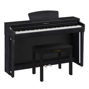Yamaha Clavinova CLP725B Digital Piano With Bench  Black
