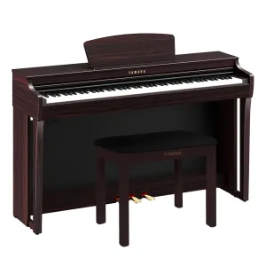 Yamaha - Clavinova CLP725R Digital Piano With Bench  Rosewood