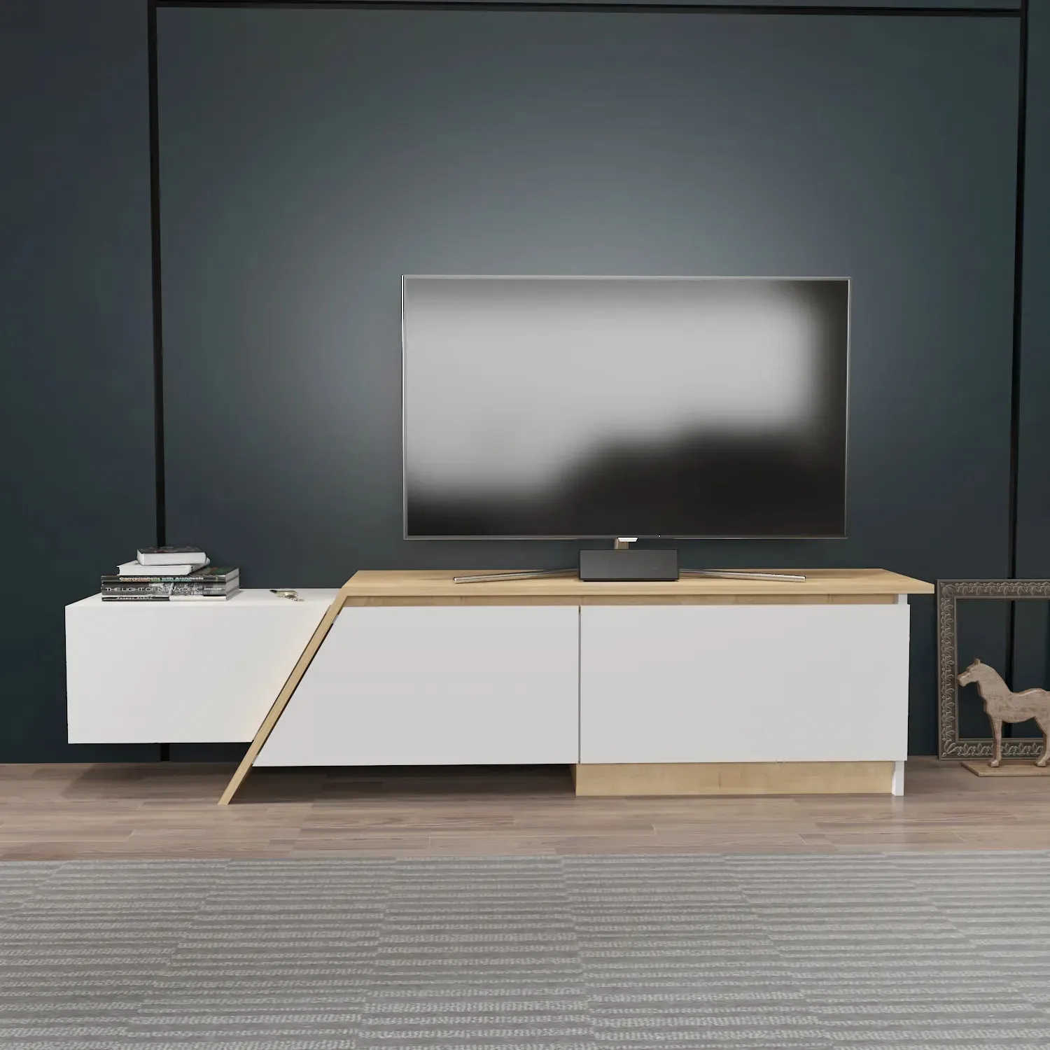 Zonas 71" Wide TV Stand and Media Console for TVs up to 65" Decorotika
