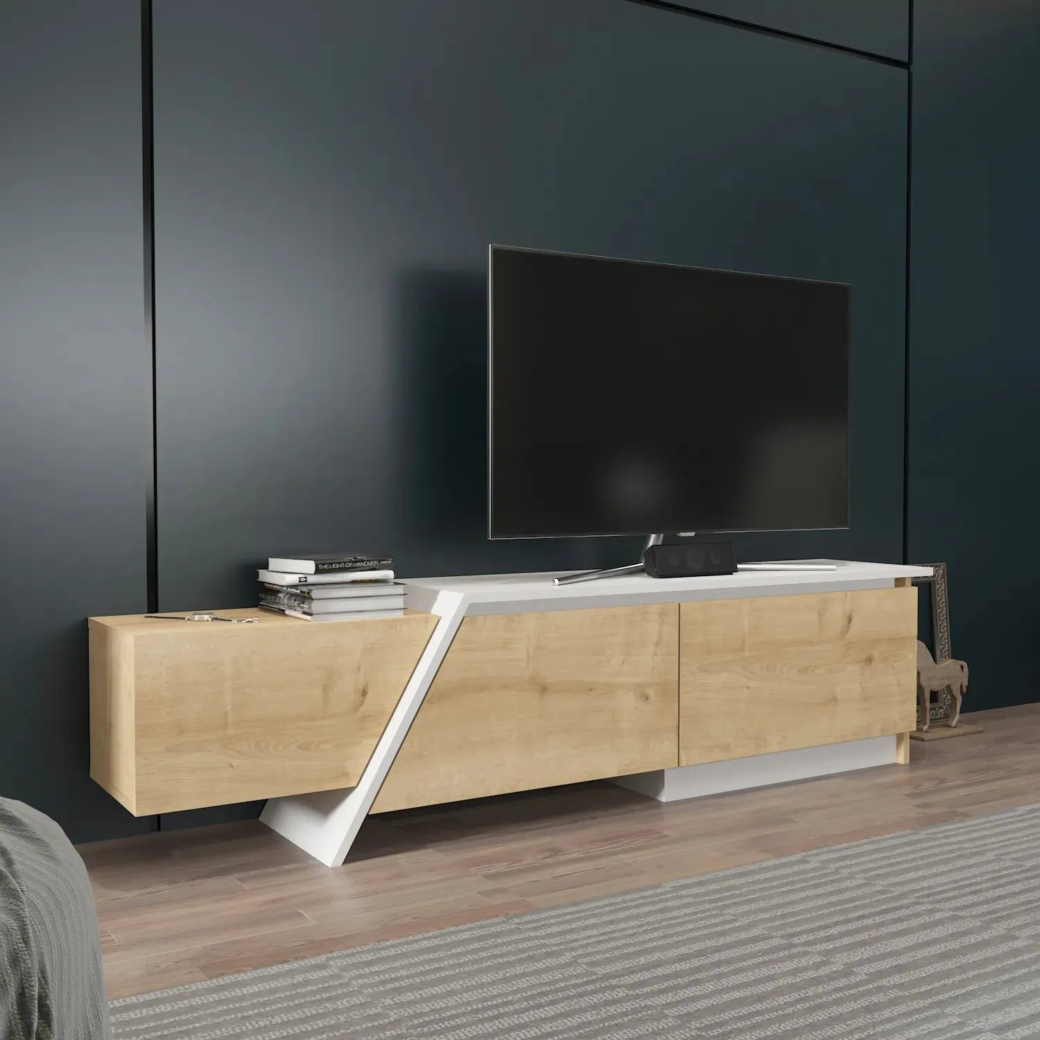 Zonas 71" Wide TV Stand and Media Console for TVs up to 65" Decorotika