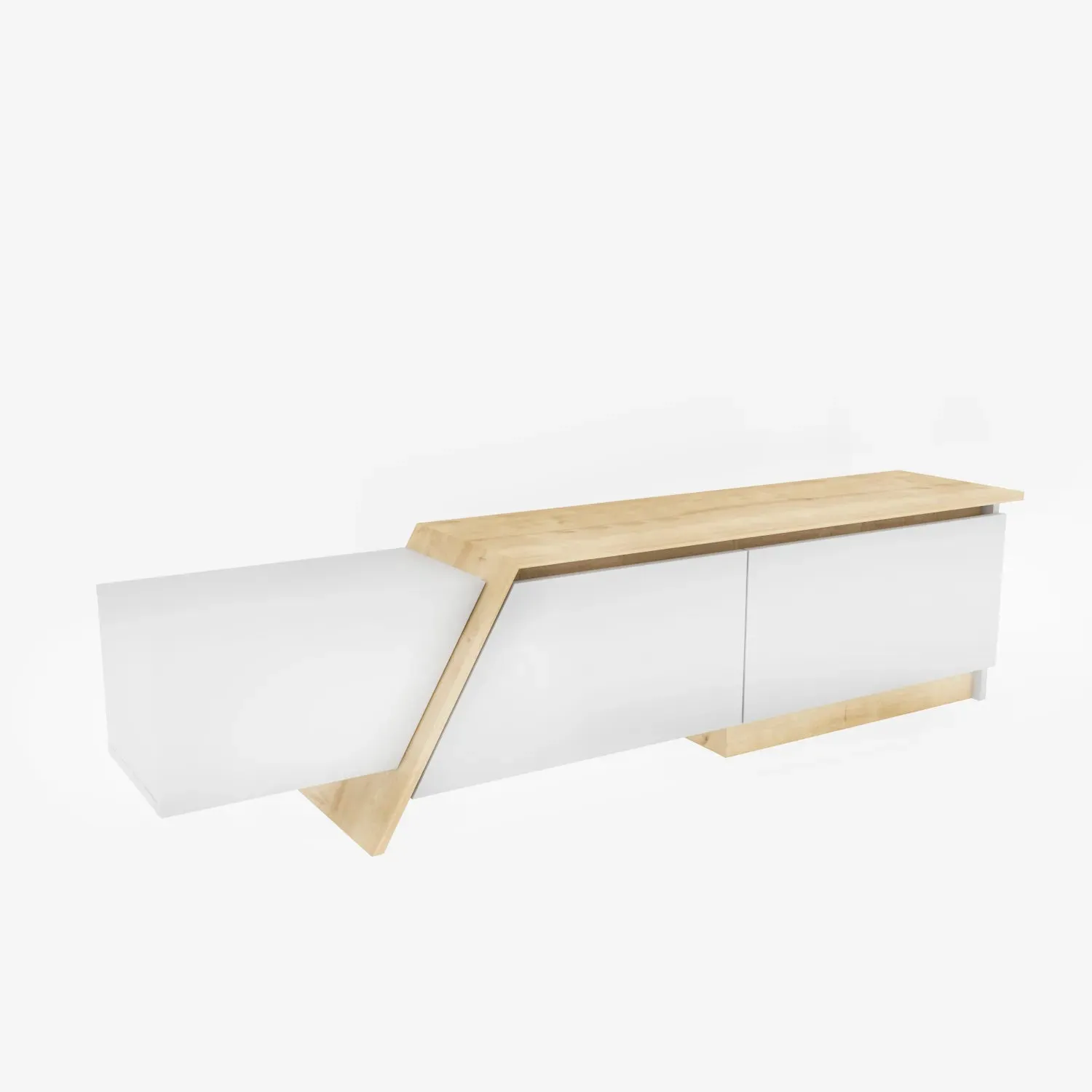 Zonas 71" Wide TV Stand and Media Console for TVs up to 65" Decorotika