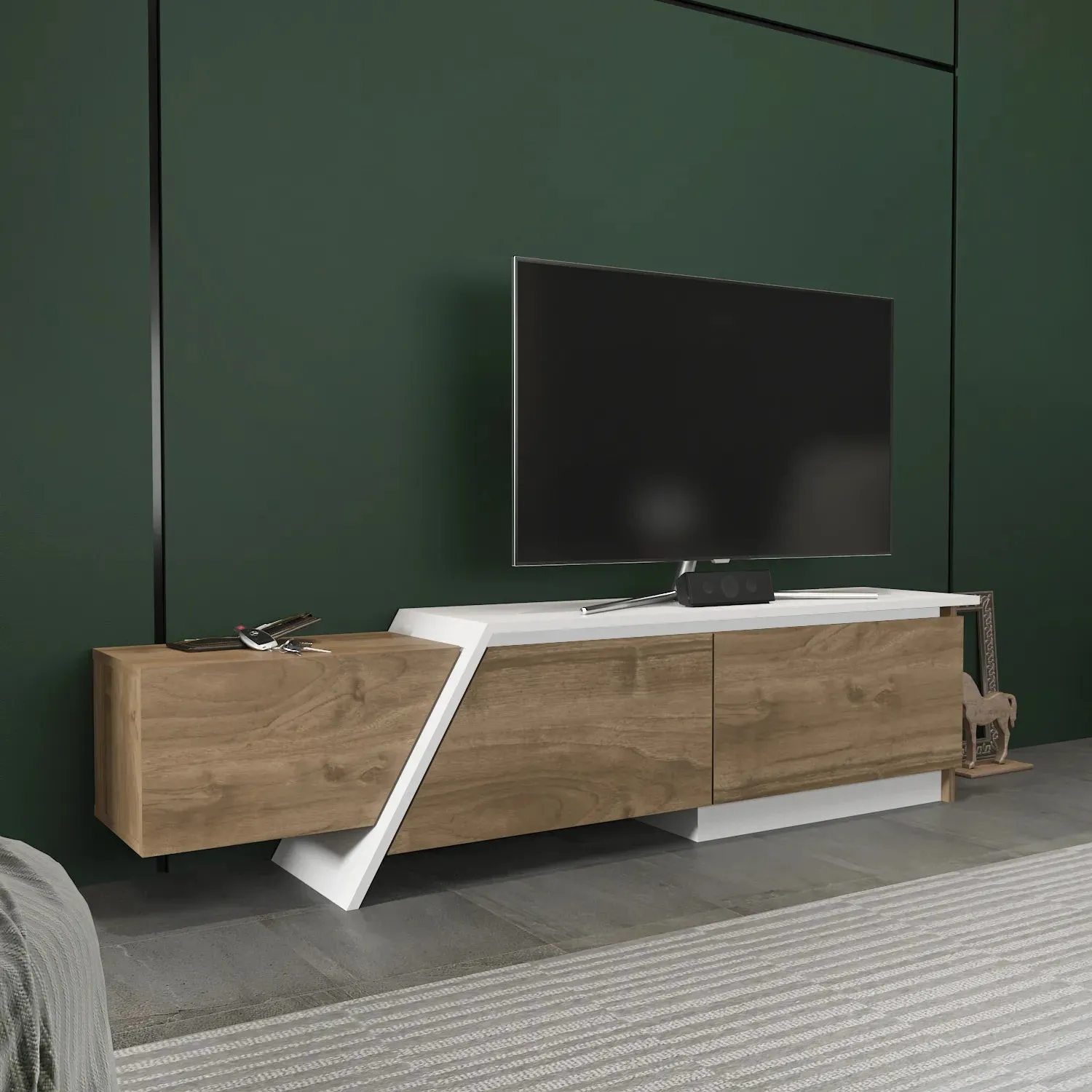 Zonas 71" Wide TV Stand and Media Console for TVs up to 65" Decorotika