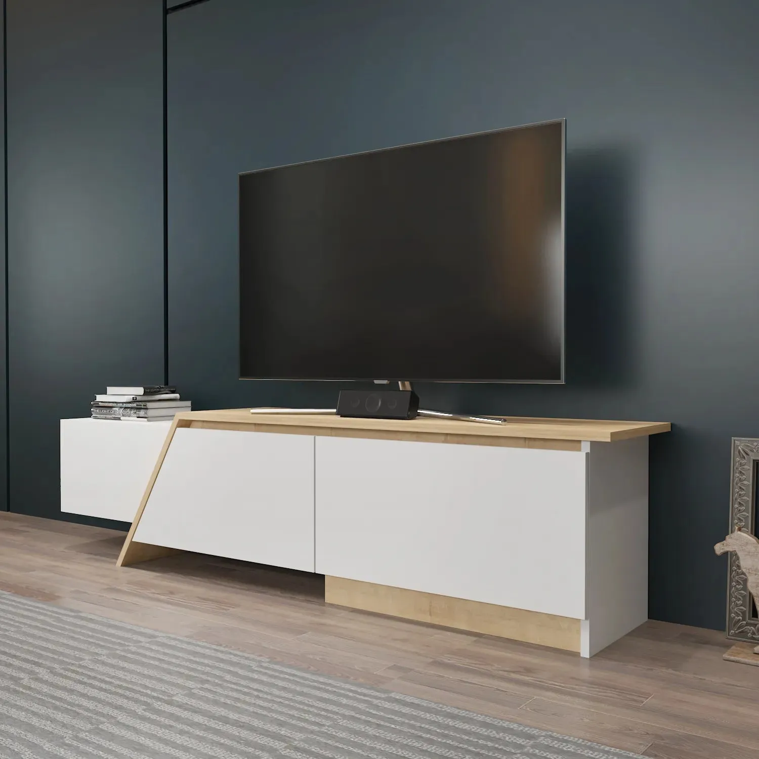 Zonas 71" Wide TV Stand and Media Console for TVs up to 65" Decorotika